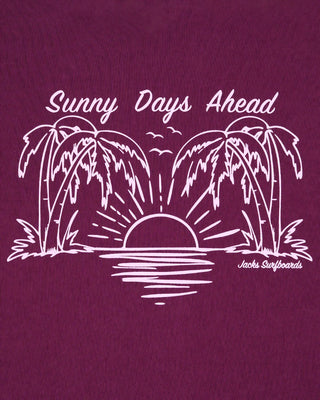 Girl's Tropic Time S/S T-Shirt - Maroon