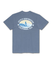 Glider Pigment Heavyweight S/S Tee - BLUJEA
