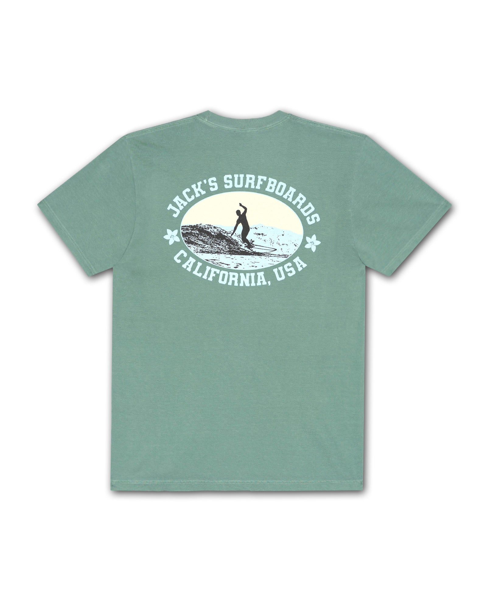 Glider Pigment Heavyweight S/S Tee - Light Green
