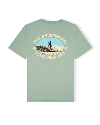 Glider Pigment Heavyweight S/S T-Shirt - Bay