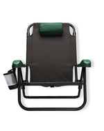 Pisolino Beach Backpack Chair - Black/Green