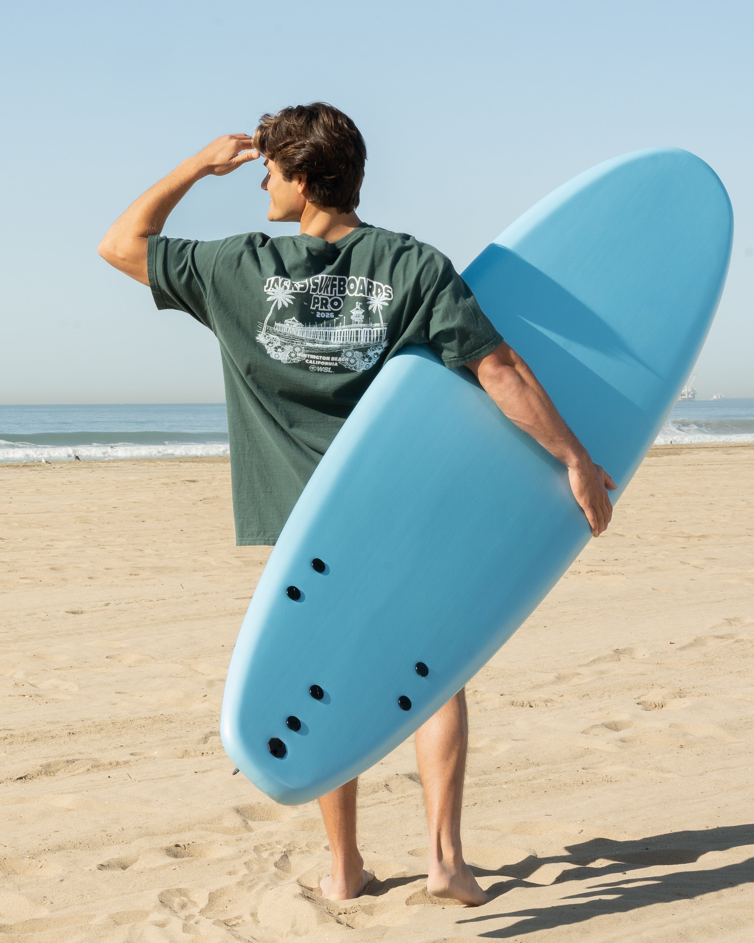 VANS x Jack's Surfboards Pro 2026 Cali Daze Pigment Short Sleeve T-Shirt - Field Green