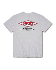 Cal Diamond CF (Classic Fit) S/S Tee - Ash