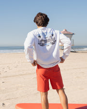 Vans X Jack's Surfboards Pro Men's Cali Daze Long Sleeve T-Shirt - ASH