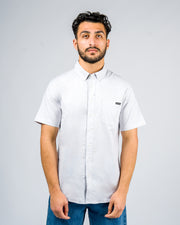 Alton Men's Hanks Short Sleeve Woven Shirt - Off White