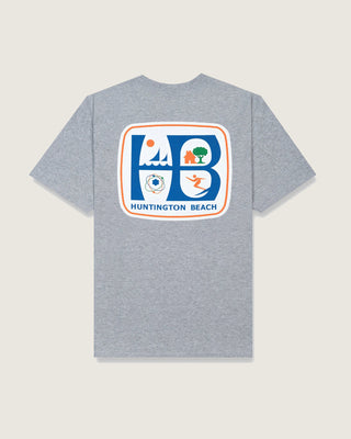 Jack's Surfboards Huntington Beach City Logo Short Sleeve T-Shirt