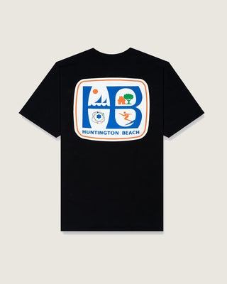 Jack's Surfboards Huntington Beach City Logo Short Sleeve T-Shirt