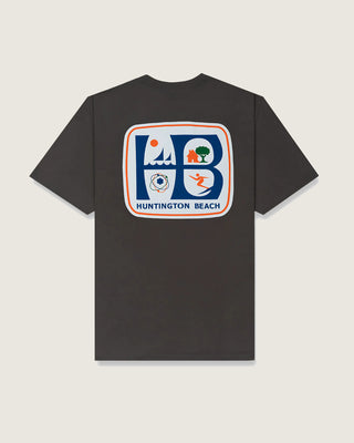 HB City Logo Classic S/S Tee - Charcoal