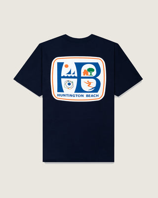 Jack's Surfboards Huntington Beach City Logo Classic Fit Short Sleeve T-Shirt
