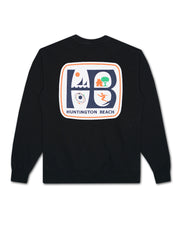HB City Logo Crewneck Sweatshirt - Black