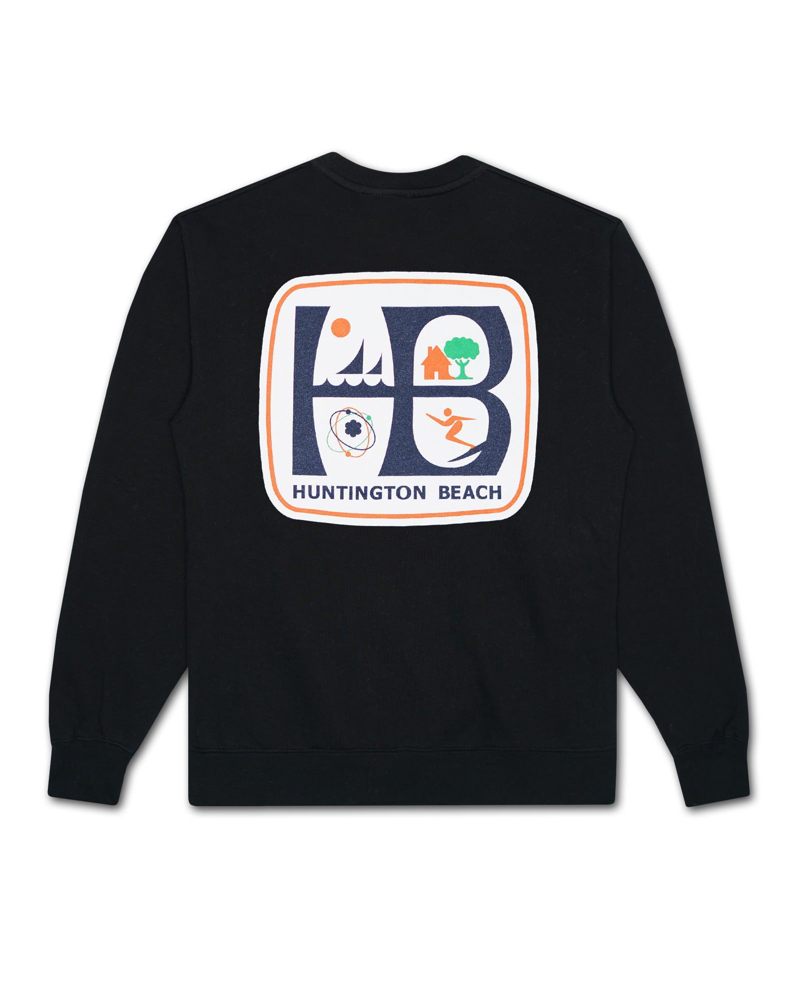 HB City Logo Crewneck Sweatshirt - Black