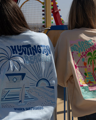 HB Tower Embroidered Crewneck Sweatshirt