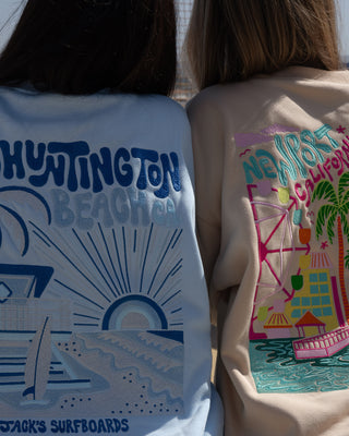 HB Tower Embroidered Crewneck Sweatshirt