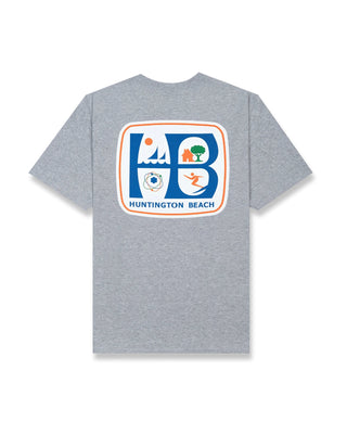 HB City Logo Classic S/S Tee - Athletic Grey