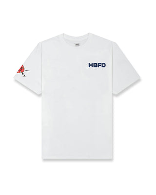 HBFD Pier Heavyweight S/S Tee - White