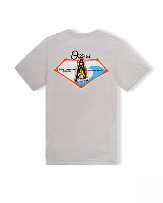 HBHS Oiler S/S Tee - Sport Athletic Gray