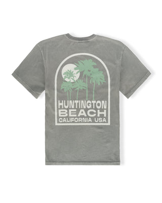 HB Palms S/S T-Shirt - Steel Blue Mineral