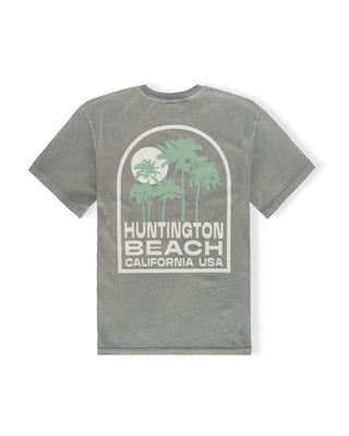 HB Palms S/S T-Shirt - Steel Blue Mineral