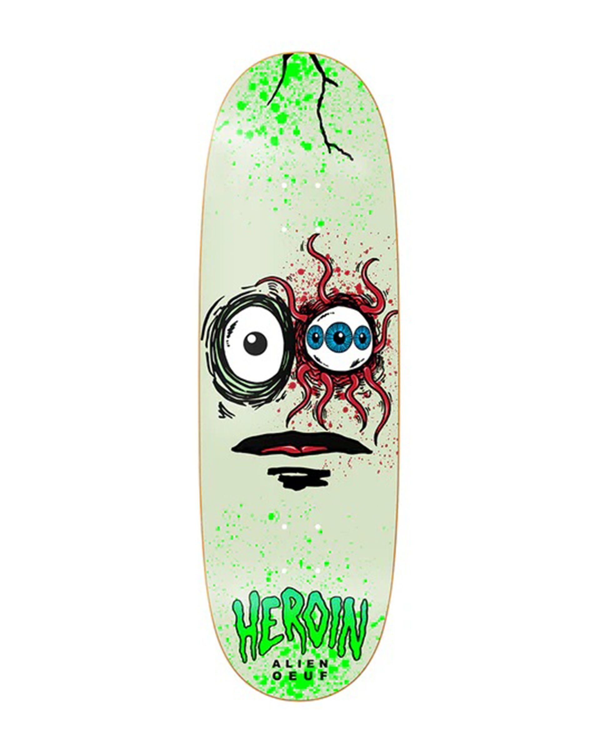 Heroin Skateboards Space Egg 3 Deck 10"