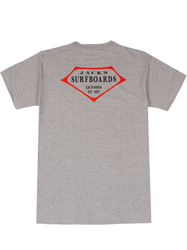 Retro Lam CF (Classic Fit) S/S Tee - Heather Grey