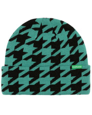 Corduroy Houndstooth Beanie