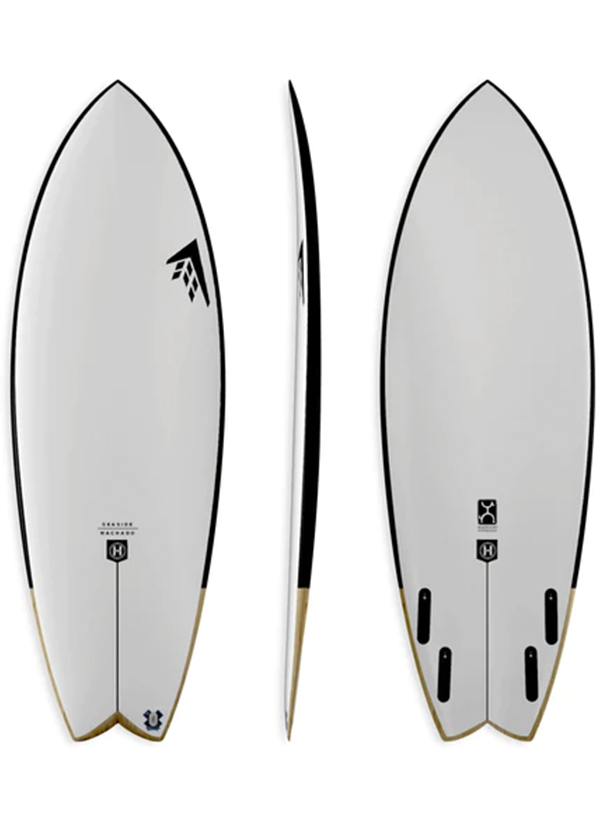 Seaside Swallow H Surfboard- Black Rails