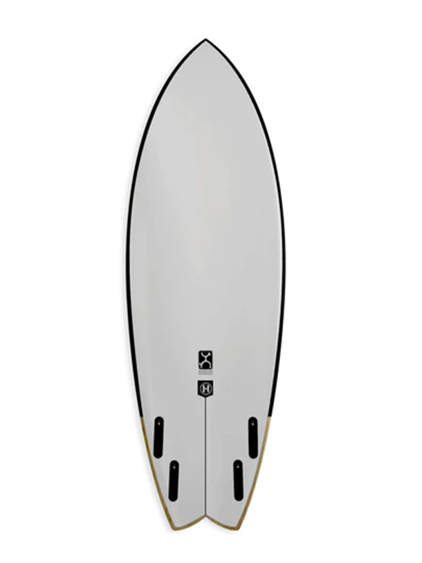 Seaside Swallow H Surfboard- Black Rails