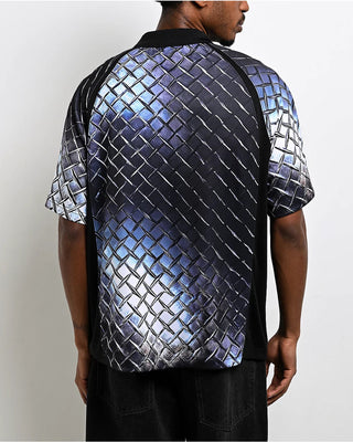 Huf Worldwide Diamond Plate Soccer Jersey - Black