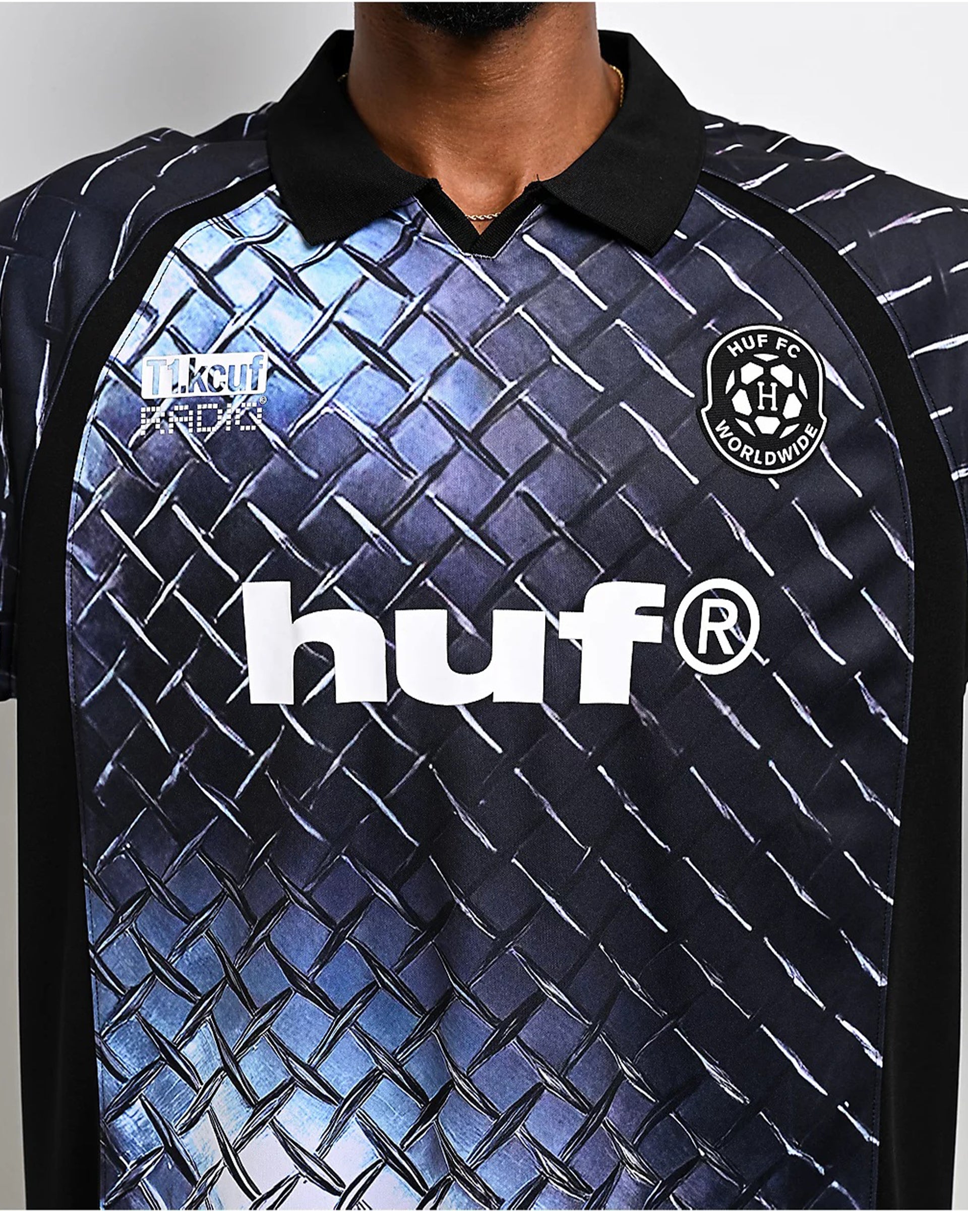 Diamond Plate Soccer Jersey - Black – Jack's Surfboards