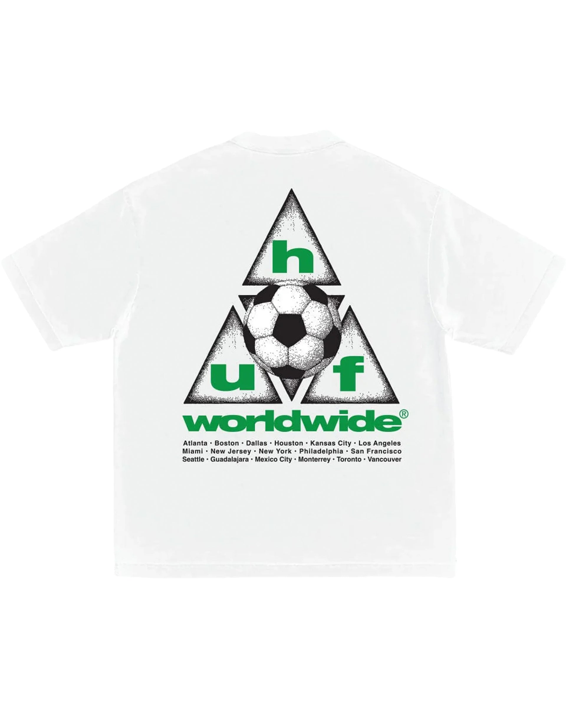 Huf Worldwide Striker TT Short Sleeve T-Shirt - White