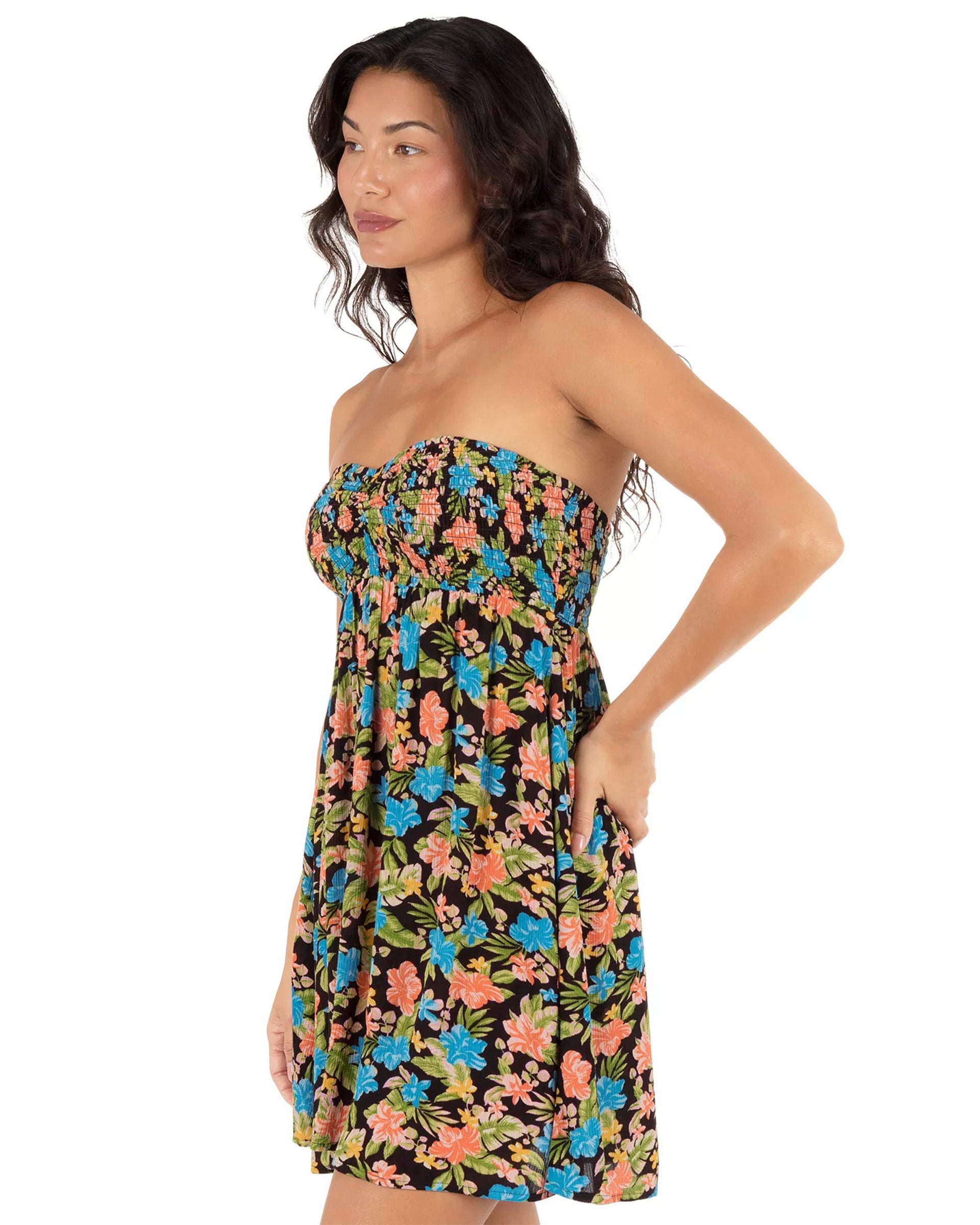 Hurley Women's Miami Garden Mini Swim Dress - Mole
