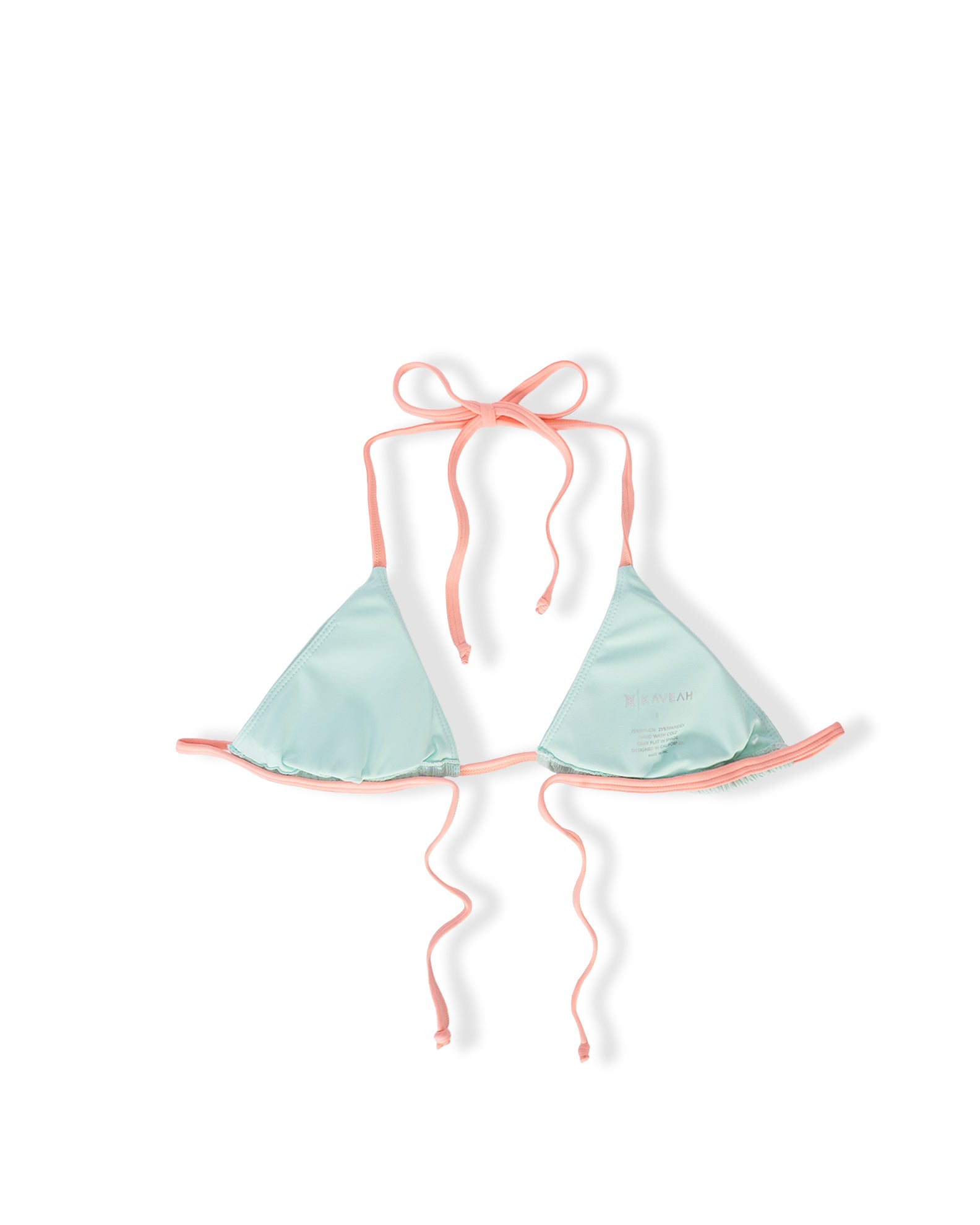 Youth Hartley Ribbed Swim Set - Sky Blue/Soft Coral