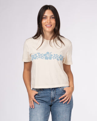 Hawaii Strip PGMT HW S/S Tee - Ivory