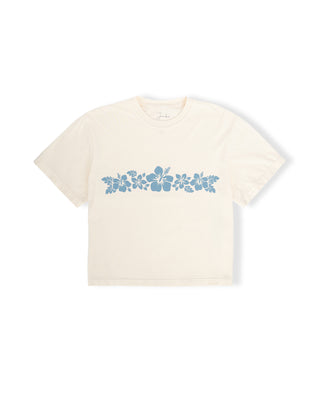 Hawaii Strip PGMT HW S/S Tee - Ivory