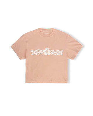 Hawaii Strip PGMT HW S/S Tee - Peach