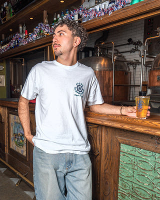 Helmsman S/S Tee - White