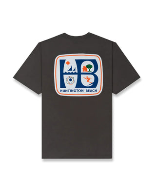 HB City Logo Classic S/S Tee - Charcoal