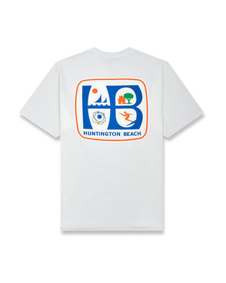 HB City Logo Classic S/S Tee - White