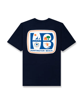 HB City Logo Classic S/S Tee - Navy