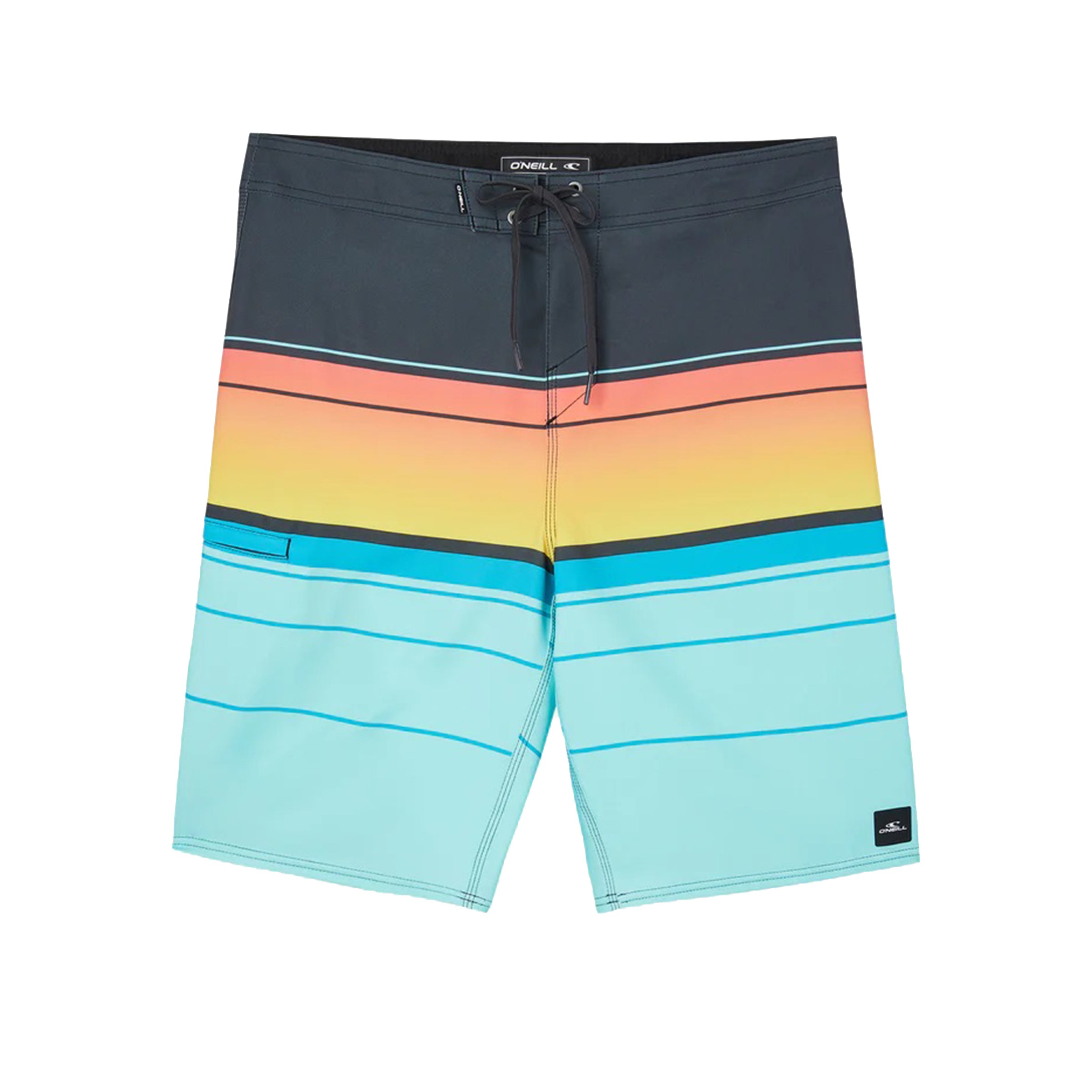 O'Neil Men's Hyperfreak Heat Stripe 21" Boardshorts