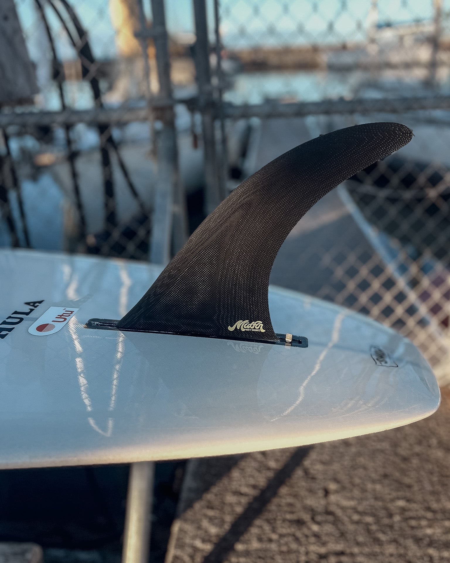 Mid Fin Co. Matt Black - Common Single Fin