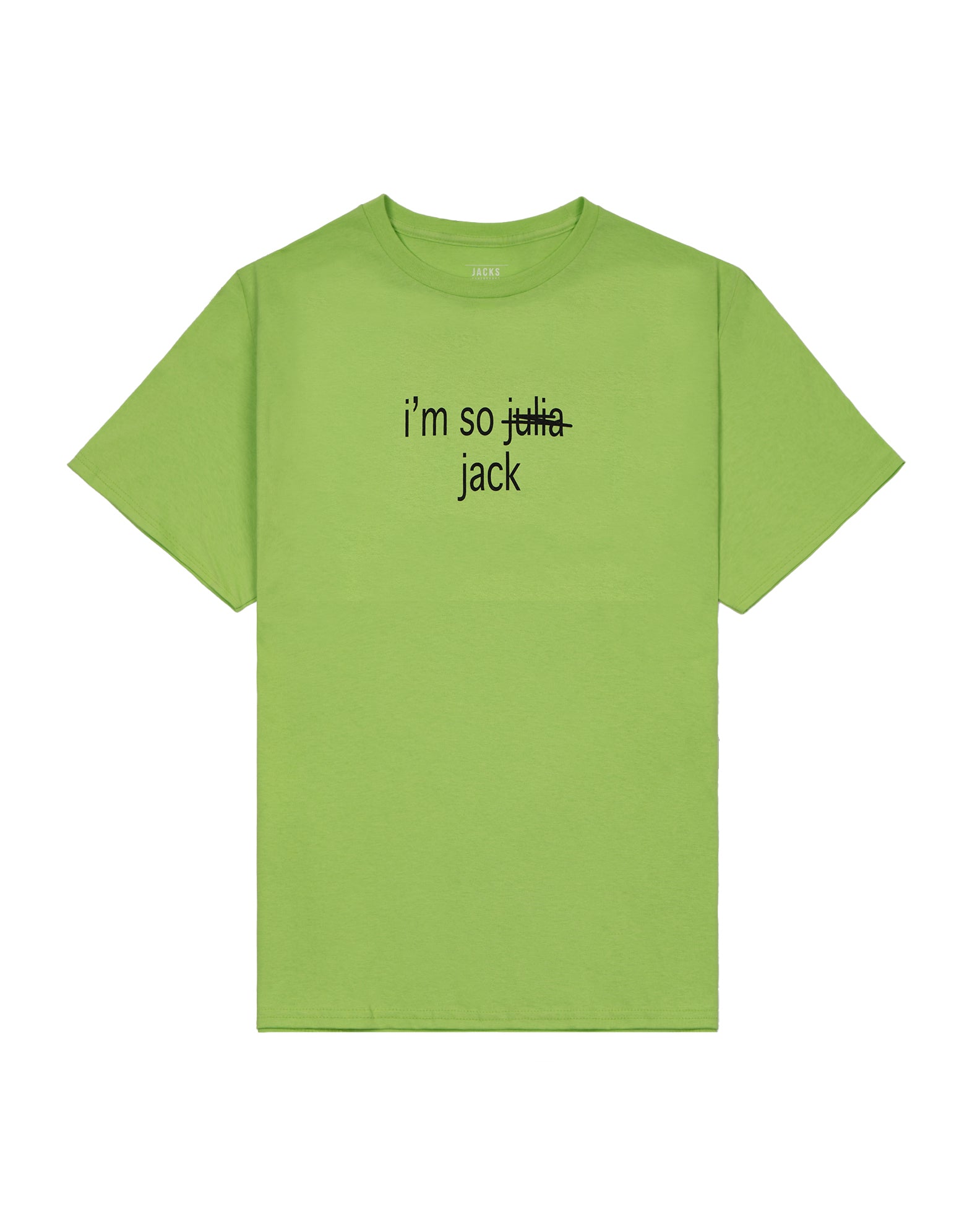 Women's I'm So Jack S/S Tee - Lime Green 