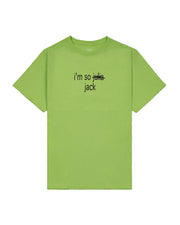 Women's I'm So Jack S/S Tee - Lime Green 