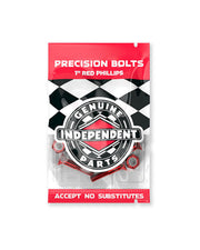 Independent Genuine Parts 1" Phillips Red Precision Bolts
