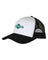White/Dark Green