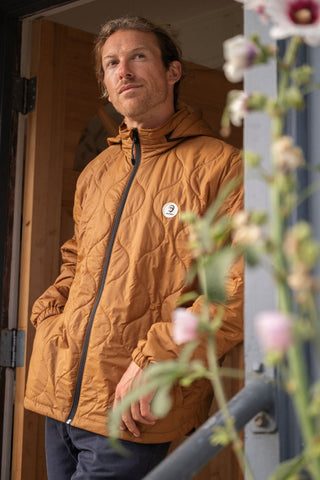 Instinct Surf Men's Warner Packable Puffer Jacket - Rust