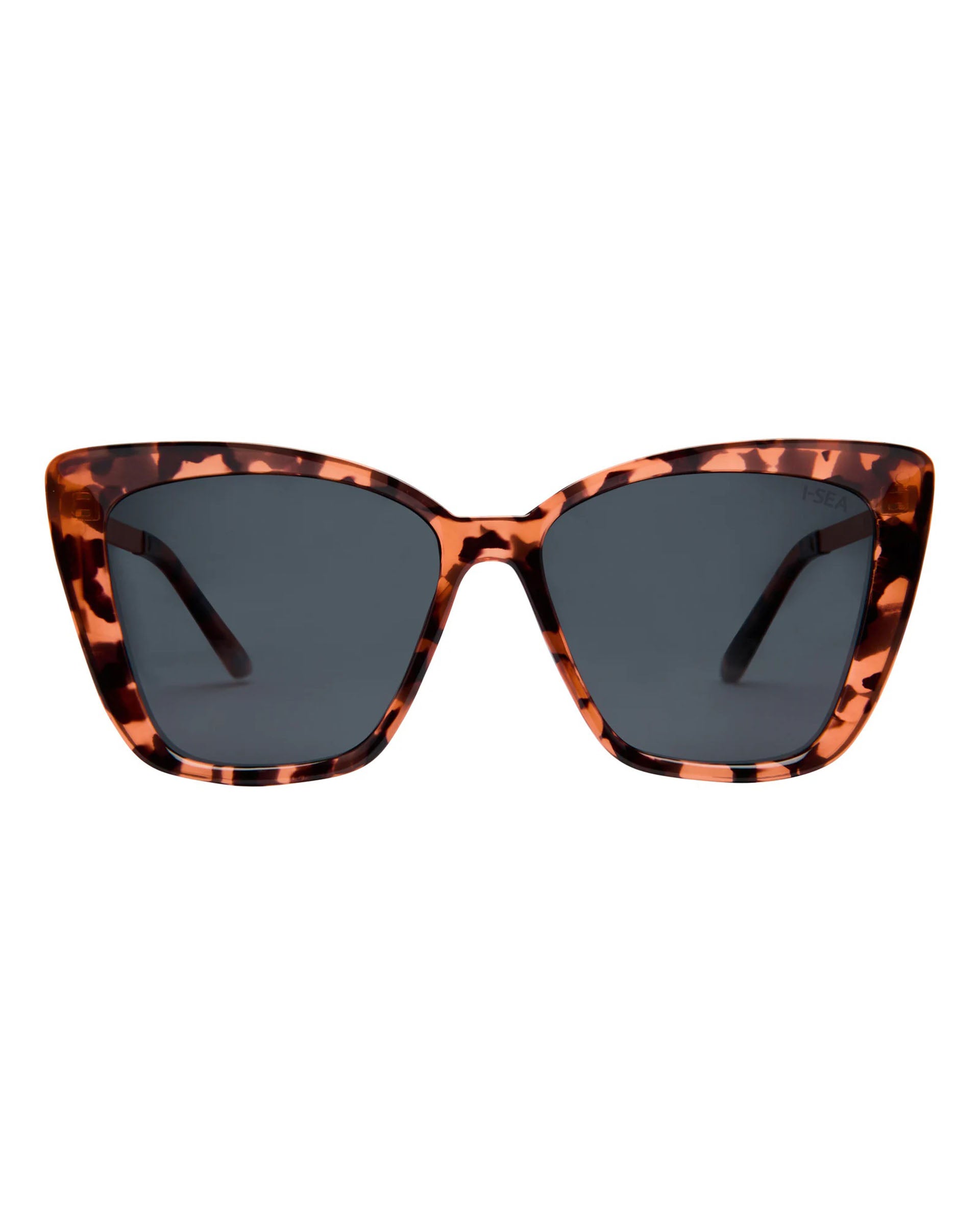 I-SEA Women's Aloha Fox Sunglasses - Blonde Tort/Smoke Polarized Lens