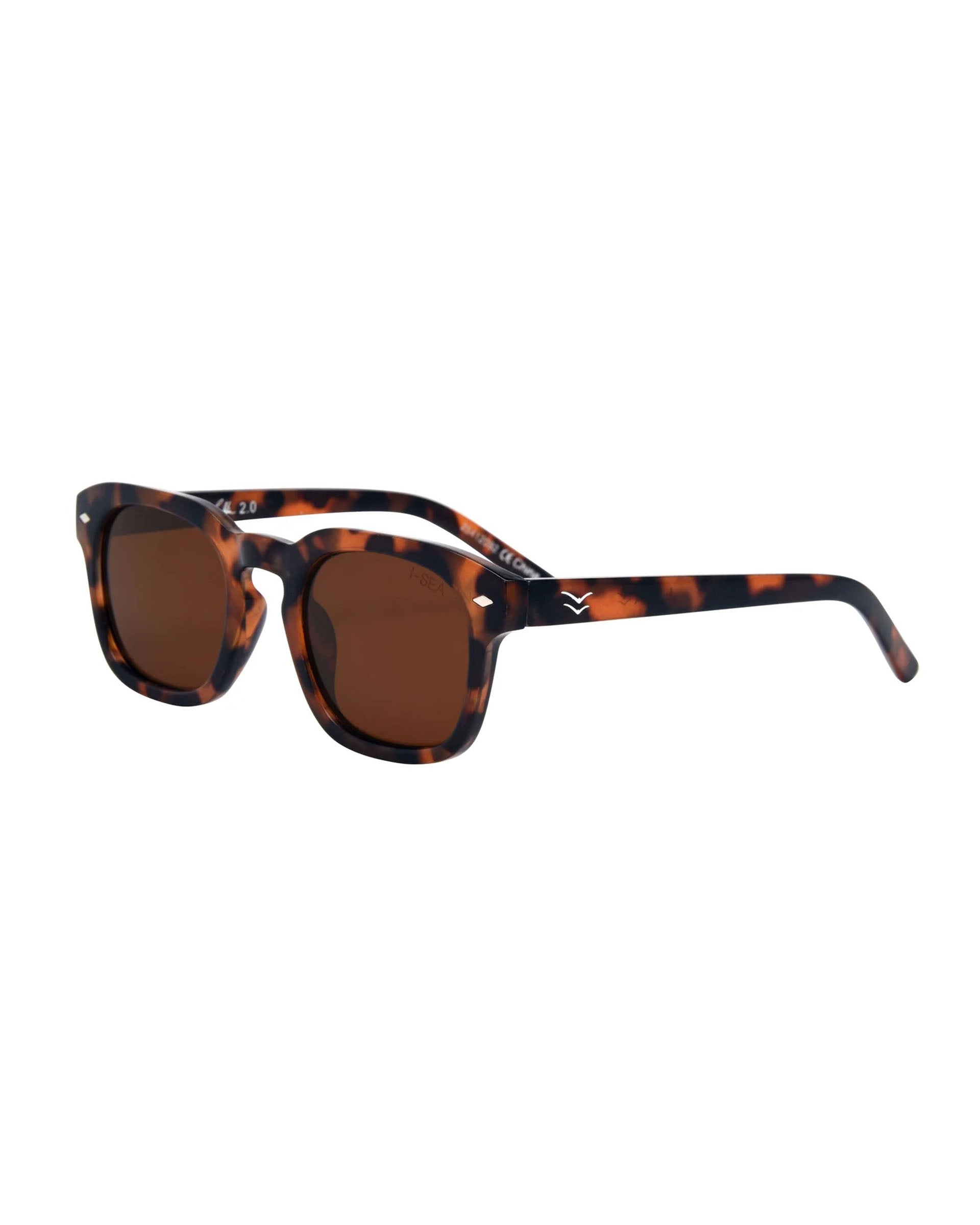 I-SEA Blair 2.0 Sunglasses - Tort/Brown Polarized Lens