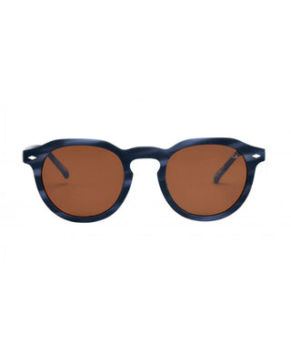 I-SEA Blair Sunglasses - Blue/Brown Polarized Lens