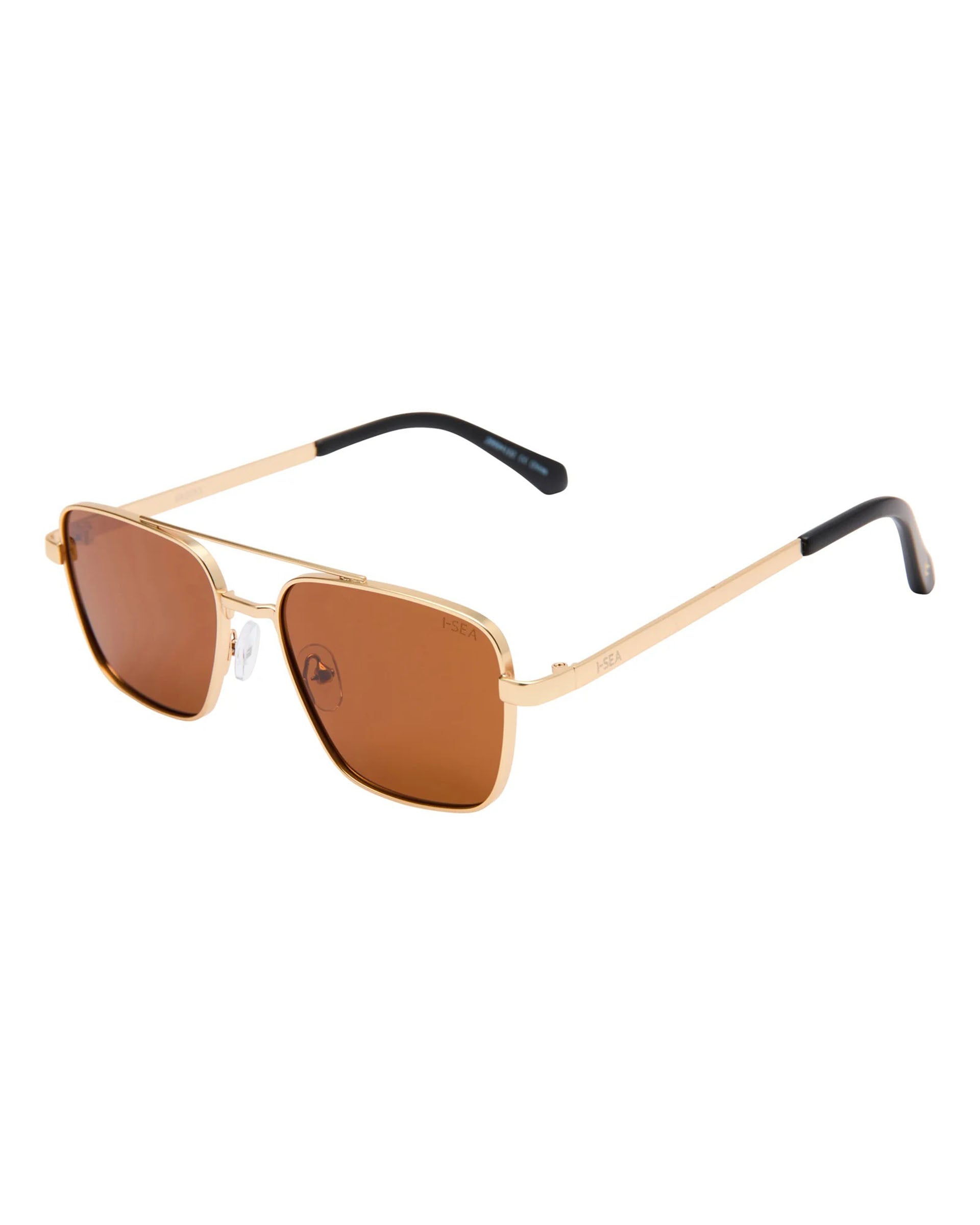 I-SEA Women's Brooks Sunglasses - Gold/Brown Polarized Lens